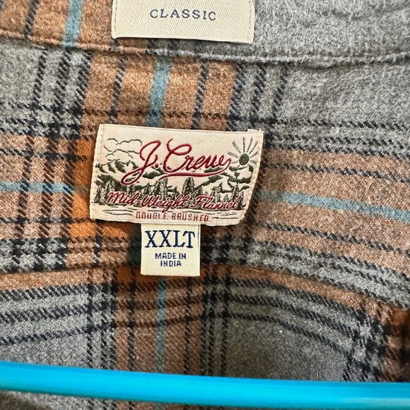 J. Crew XXL-Tall Flannel - Picture 3 of 3